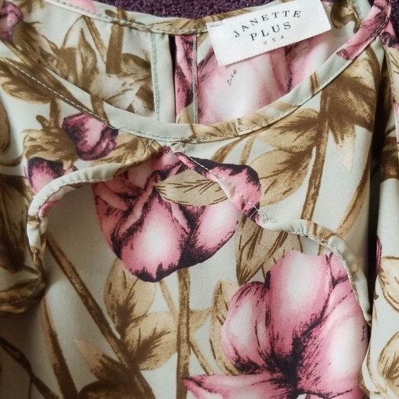 Janette Plus USA Blouse 2XL - Picture 2 of 5